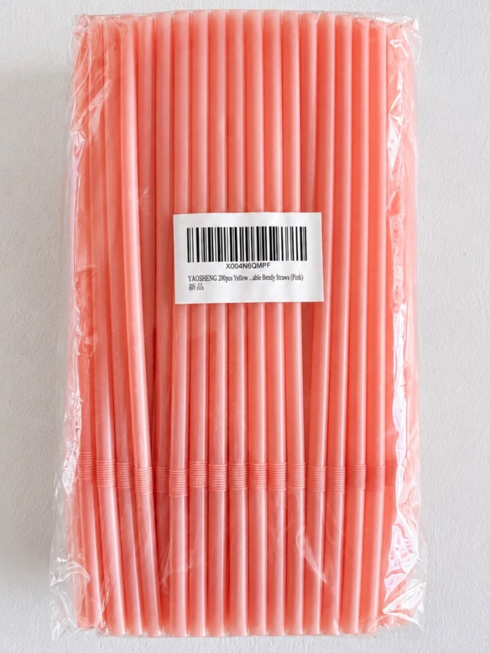 1000 Bendy Plastic Straws 5 Packs Assorted Colours Party Supplies NEW! - Picture 2 of 6